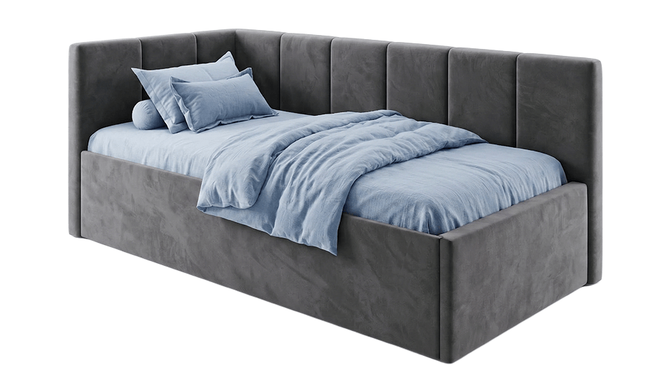 Ліжко Like 90 L Anthracite Cloud 97