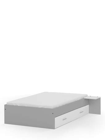 Ліжко 120x200 низьке Young Grey