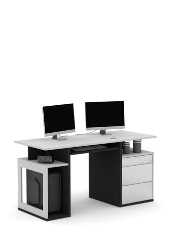 Письмовий стіл Game Box Uni Grey Dark