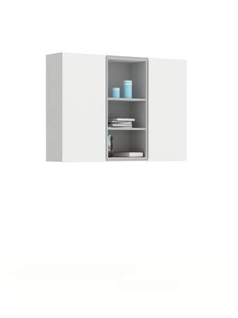Шафка підвісна 1450-30 White Grey