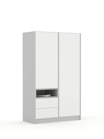 Шафа 120-2-60/200 White Grey
