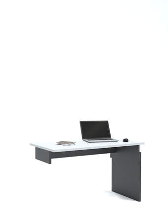 Письмовий стіл Flex Plus 125 White Dark