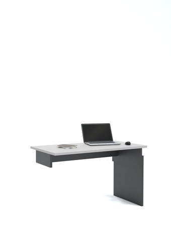 Письмовий стіл Flex Plus 125 Grey Dark