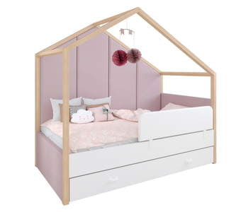 Ліжко Dreamhouse White&Pink