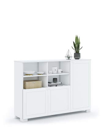 Стелаж 150 низький Frame White