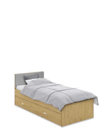 Ліжко 90x200 S Oak Stone