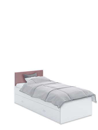 Ліжко 90x200 S White Pink