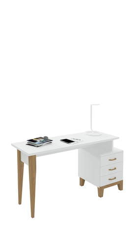 Письмовий стіл 130x45 Scandi White