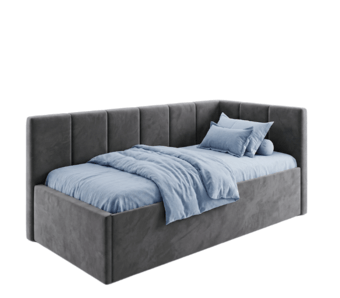 Ліжко Like 90 R Anthracite Cloud 