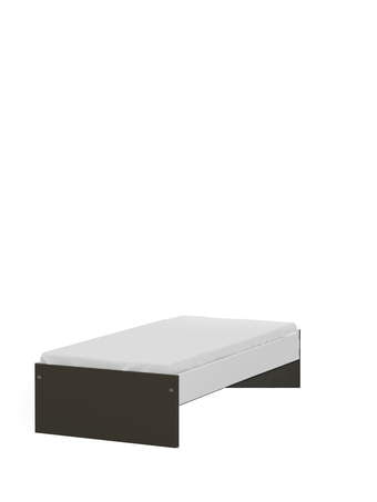 Ліжко 90x190 низьке Young Dark Grey