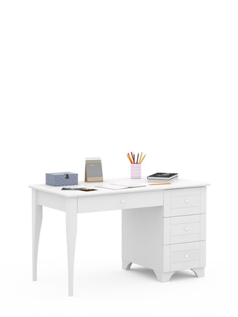 Письмовий стіл 120 правий Simple White