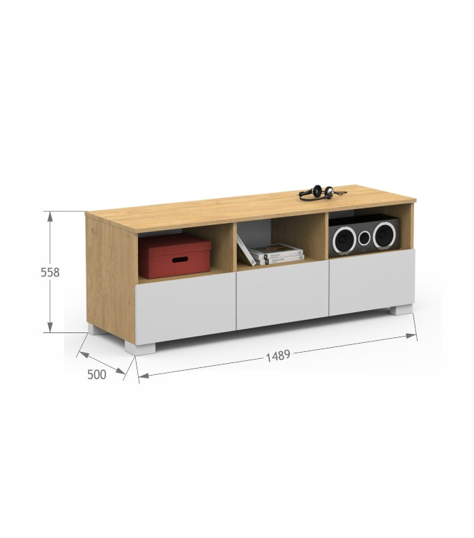 Szafka RTV 150 UNI Oak