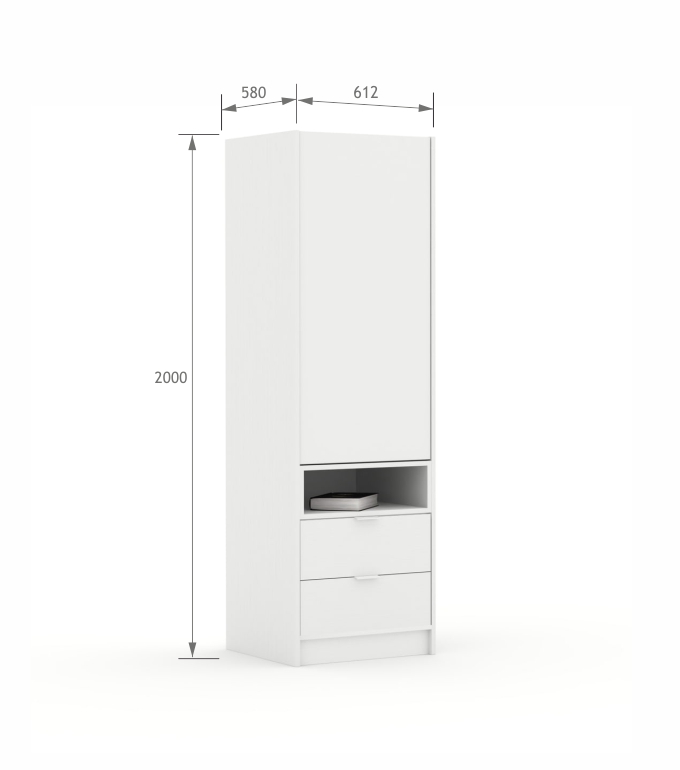 Szafa 60-2-60P/200 North