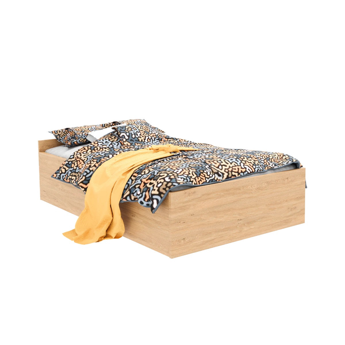 Łóżko Wake Up 120 White Oak